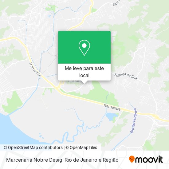 Marcenaria Nobre Desig mapa