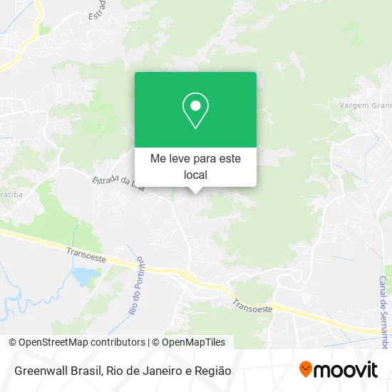 Greenwall Brasil mapa