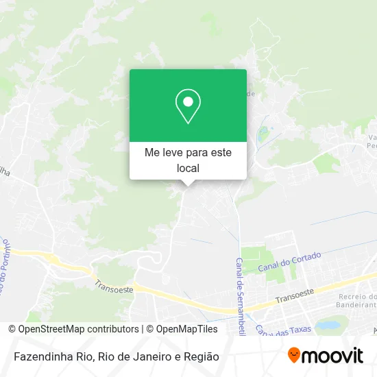 Fazendinha Rio mapa