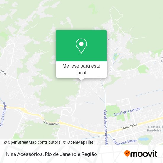 Nina Acessórios mapa