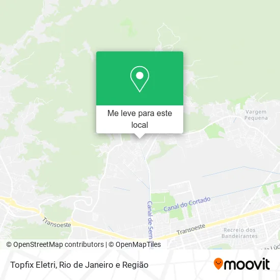 Topfix Eletri mapa