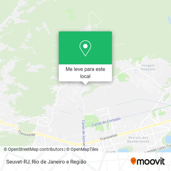 Seuvet-RJ mapa