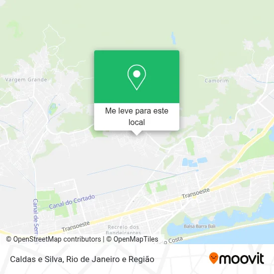Caldas e Silva mapa