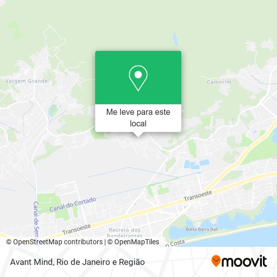 Avant Mind mapa