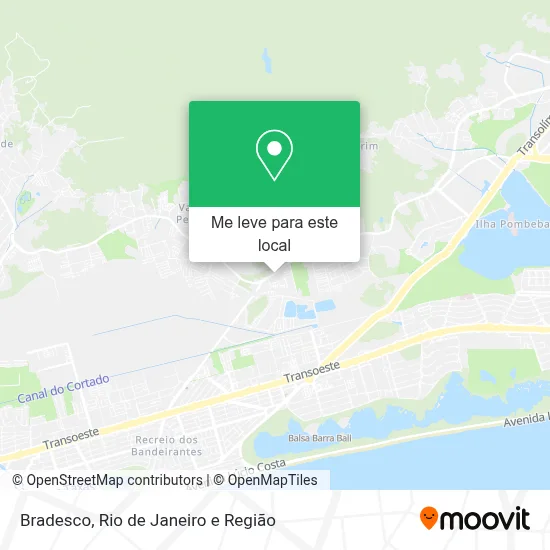 Bradesco mapa