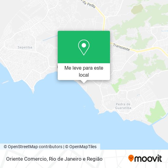 Oriente Comercio mapa