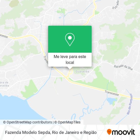 Fazenda Modelo Sepda mapa