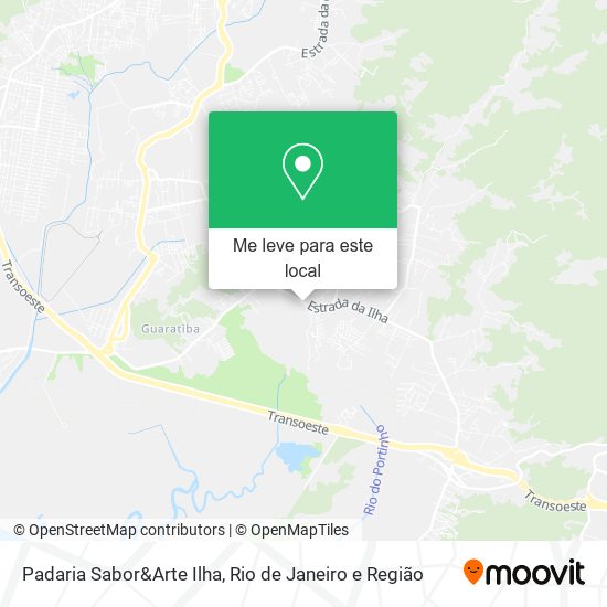 Padaria Sabor&Arte Ilha mapa