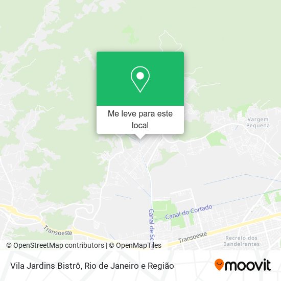 Vila Jardins Bistrô mapa