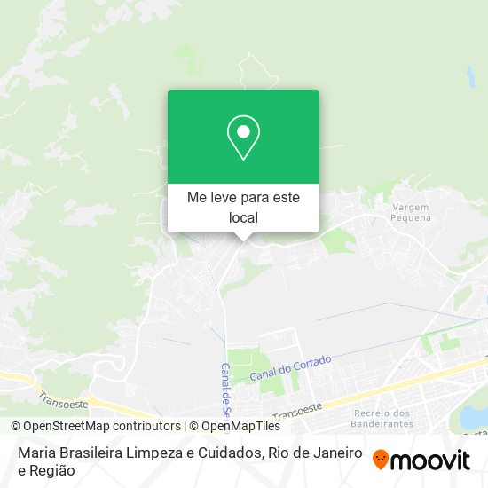 Maria Brasileira Limpeza e Cuidados mapa