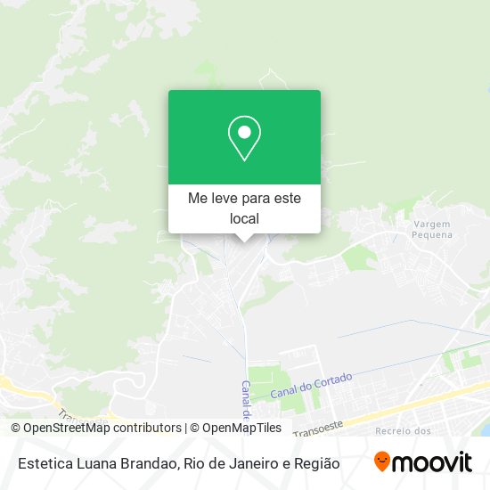 Estetica Luana Brandao mapa