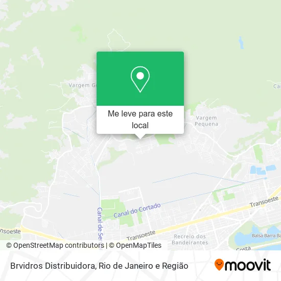 Brvidros Distribuidora mapa