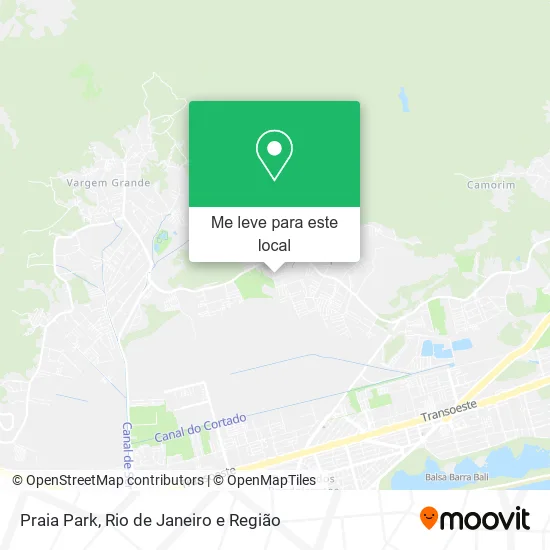 Praia Park mapa