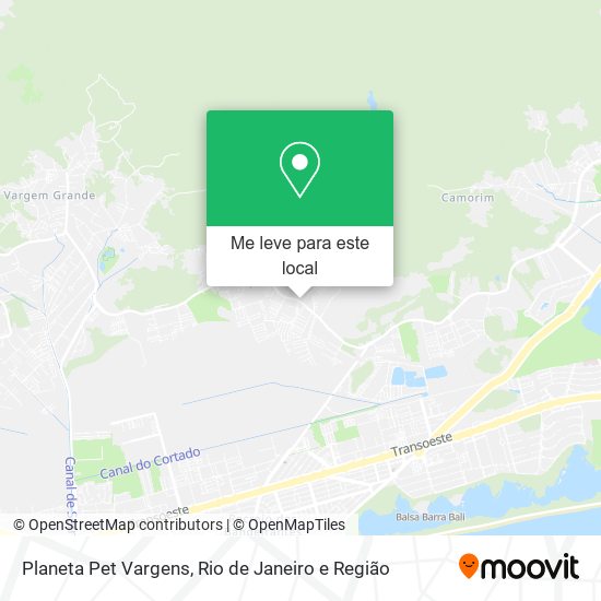 Planeta Pet Vargens mapa