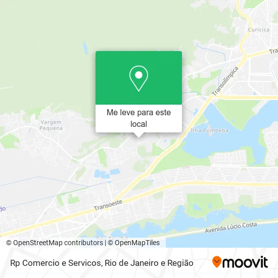 Rp Comercio e Servicos mapa