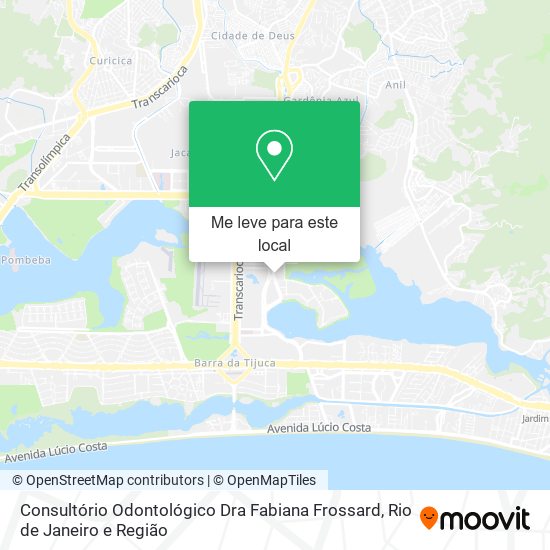 Consultório Odontológico Dra Fabiana Frossard mapa