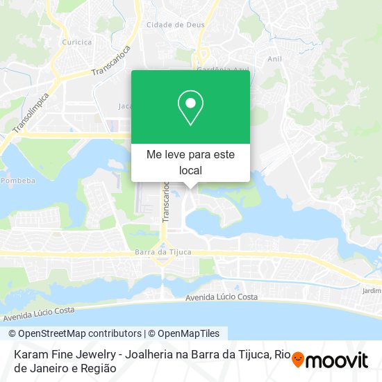 Karam Fine Jewelry - Joalheria na Barra da Tijuca mapa