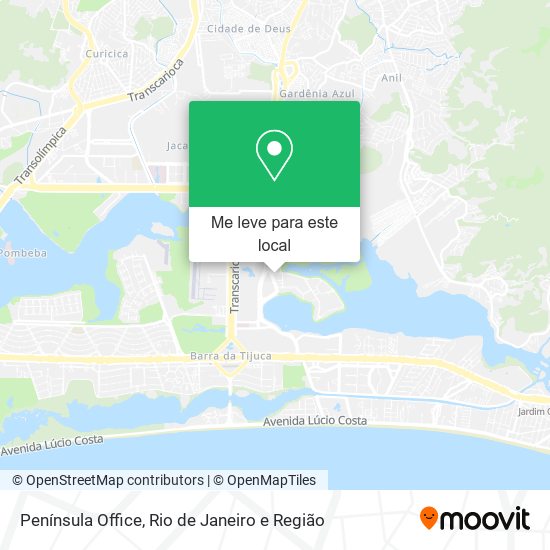 Península Office mapa