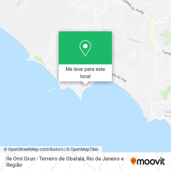 Ile Omi Orun - Terreiro de Obatalá mapa