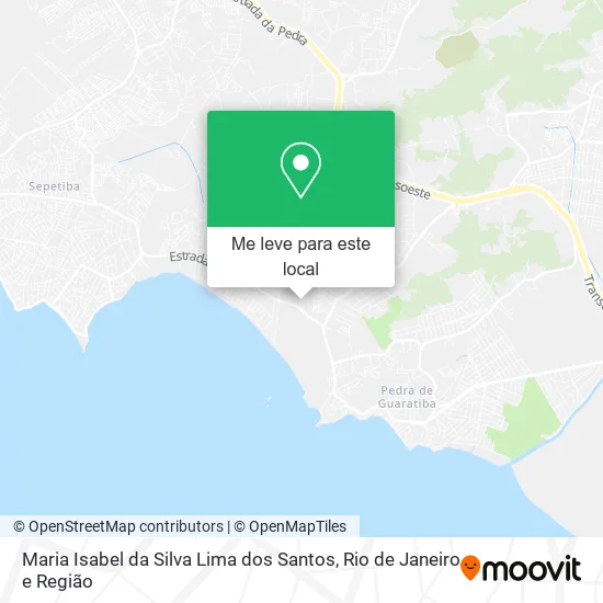 Maria Isabel da Silva Lima dos Santos mapa