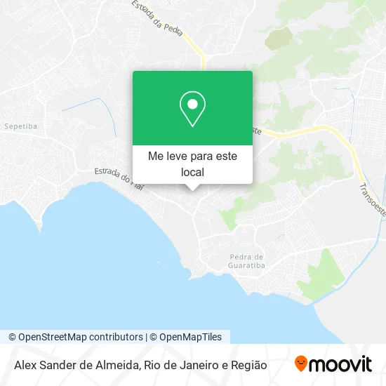Alex Sander de Almeida mapa
