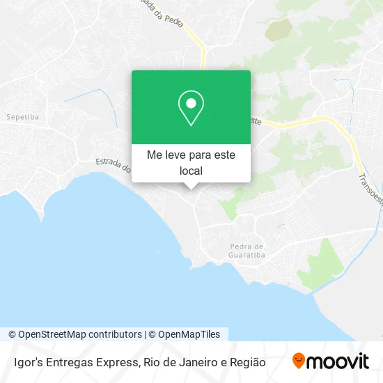 Igor's Entregas Express mapa