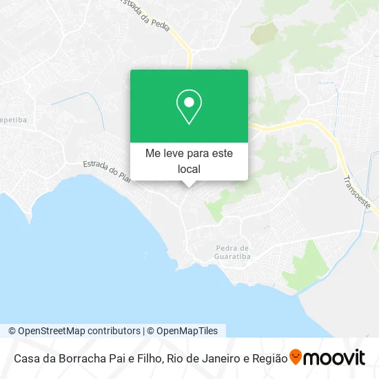 Casa da Borracha Pai e Filho mapa