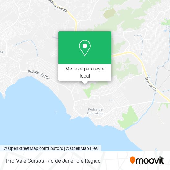 Pró-Vale Cursos mapa