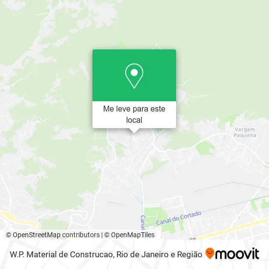 W.P. Material de Construcao mapa