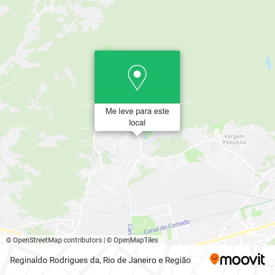 Reginaldo Rodrigues da mapa