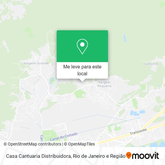 Casa Cantuaria Distribuidora mapa
