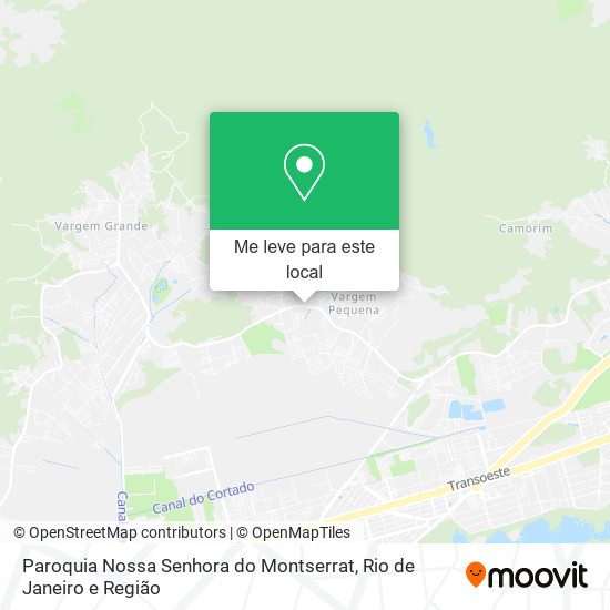 Paroquia Nossa Senhora do Montserrat mapa