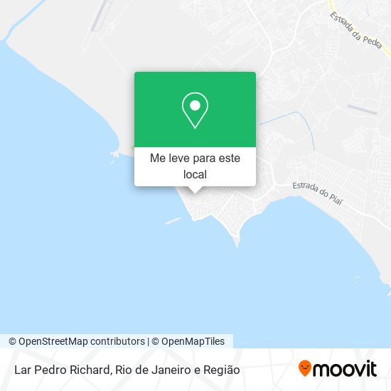 Lar Pedro Richard mapa