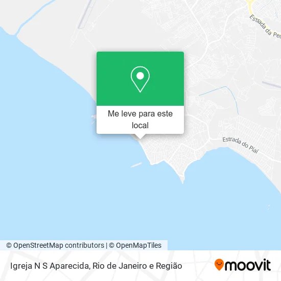 Igreja N S Aparecida mapa