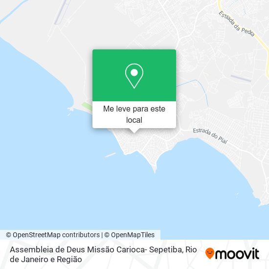 Assembleia de Deus Missão Carioca- Sepetiba mapa