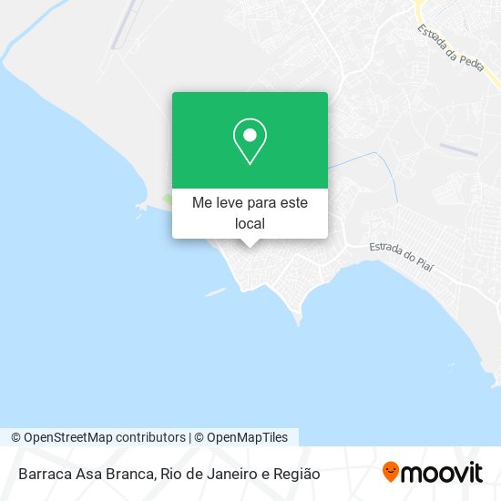 Barraca Asa Branca mapa