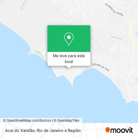 Acai do Xandão mapa