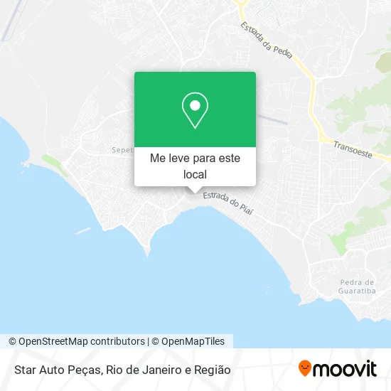 Star Auto Peças mapa