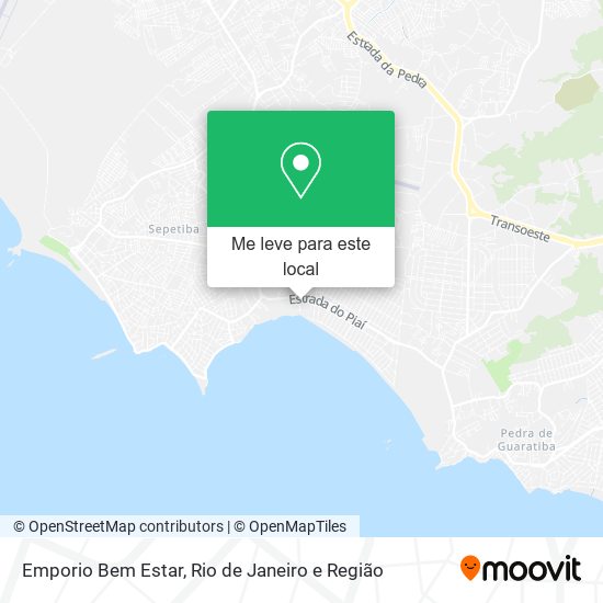 Emporio Bem Estar mapa