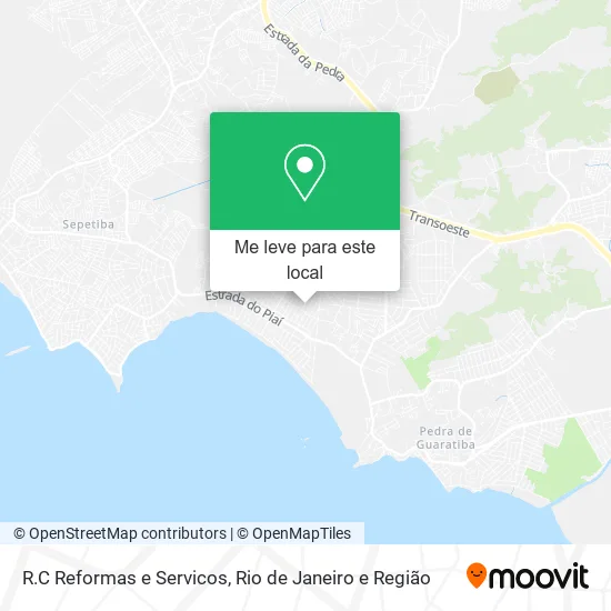 R.C Reformas e Servicos mapa