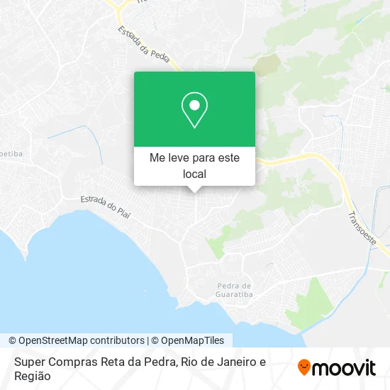 Super Compras Reta da Pedra mapa