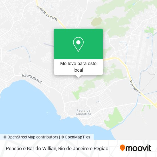 Pensão e Bar do Willian mapa