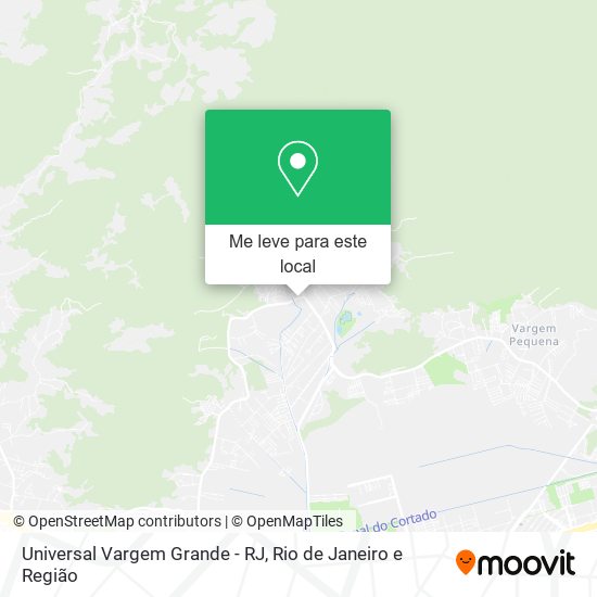 Universal Vargem Grande - RJ mapa