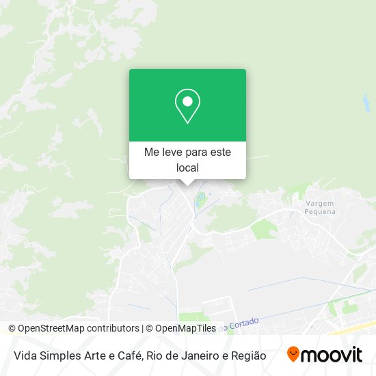 Vida Simples Arte e Café mapa