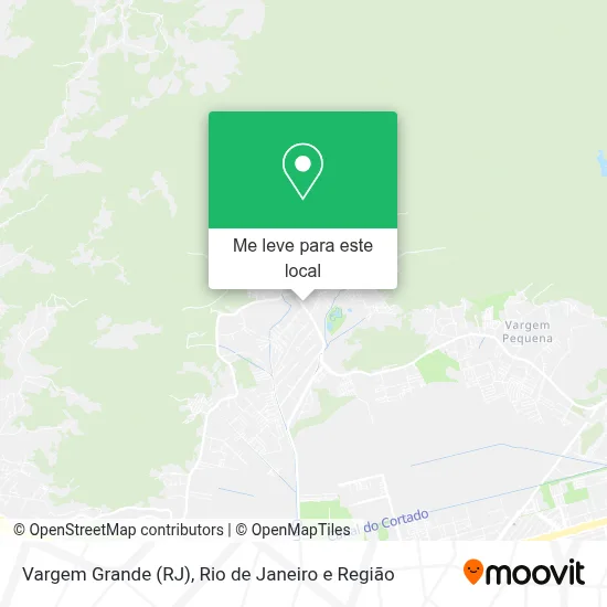 Vargem Grande (RJ) mapa
