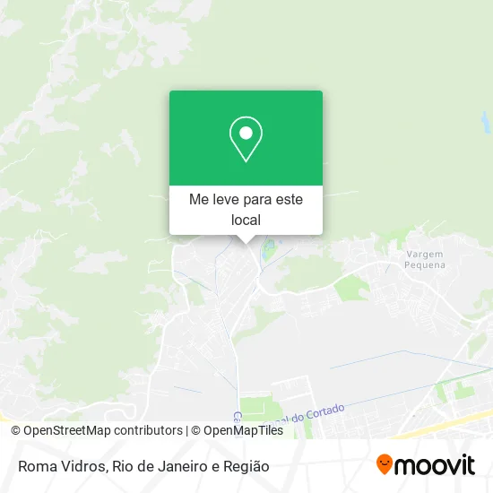 Roma Vidros mapa