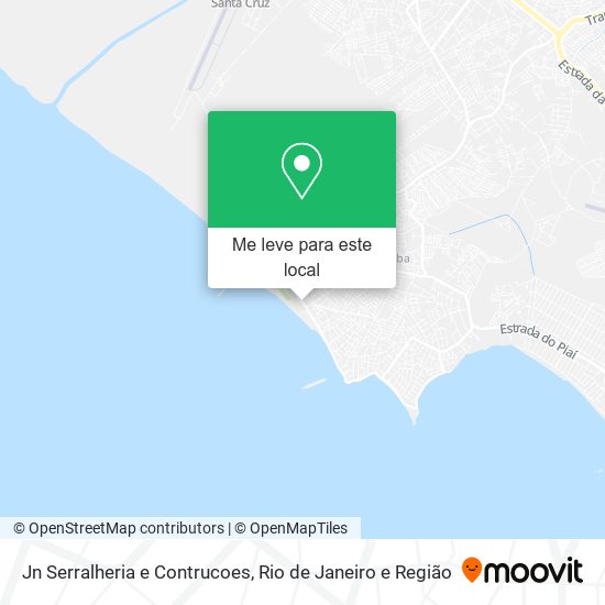 Jn Serralheria e Contrucoes mapa
