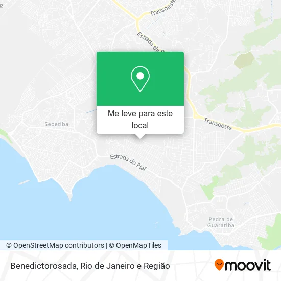 Benedictorosada mapa