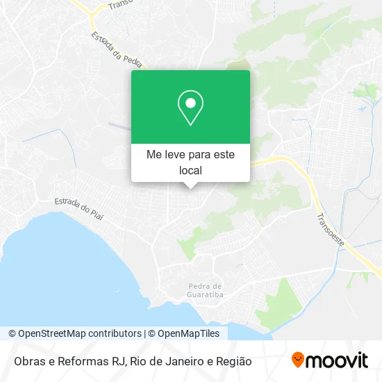 Obras e Reformas RJ mapa