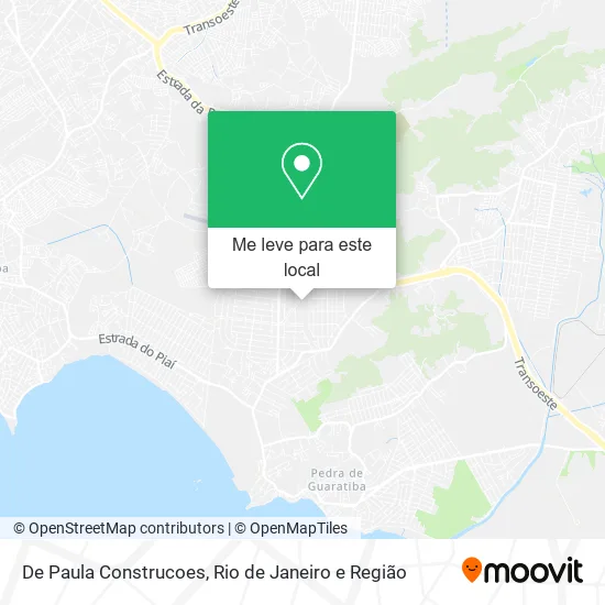De Paula Construcoes mapa